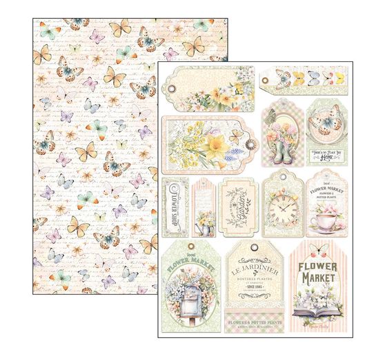 Paper set "Flower Shop"