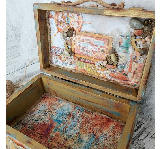 Scrapbook paper "Coral Reef"