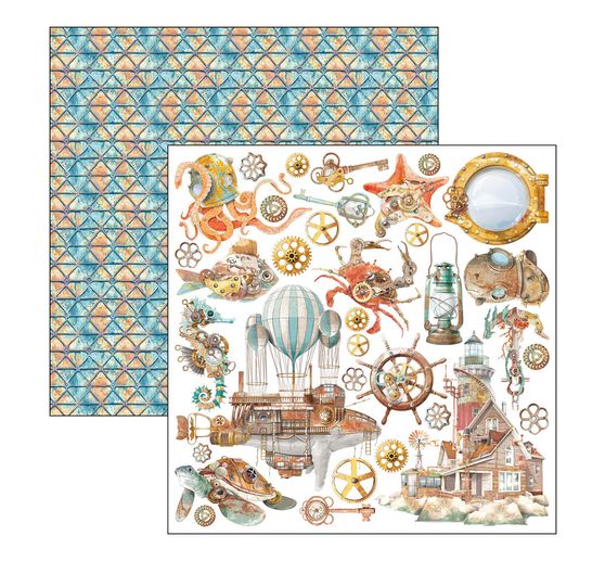 Scrapbook paper "Coral Reef"