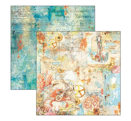 Scrapbook paper "Coral Reef"