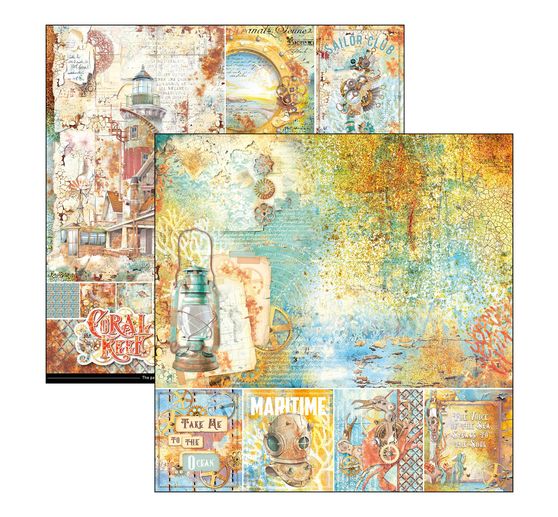 Scrapbook paper "Coral Reef"