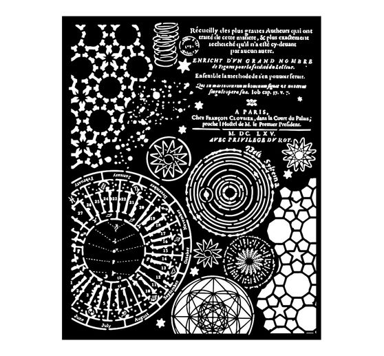 Stencil "Fortune - Macrocosm Mixed Patterns"