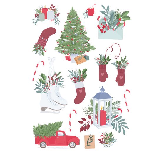 Rub On Transfer paper "Christmas Time"