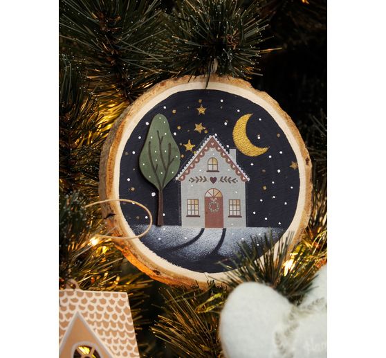 Feuille de décalcomanies Rub On « Home for Christmas »