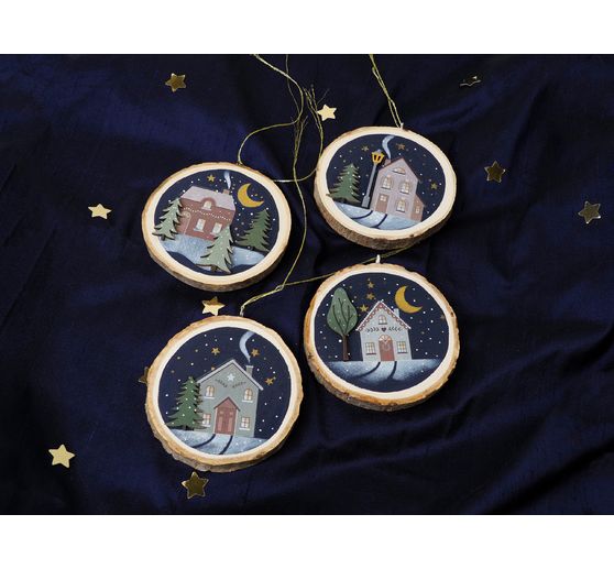 Feuille de décalcomanies Rub On « Home for Christmas »