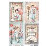Soie de paille à motifs « Land of the Rising Sun – Cartes japonaises »