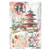 Soie de paille à motifs « Land of the Rising Sun – Imperial »