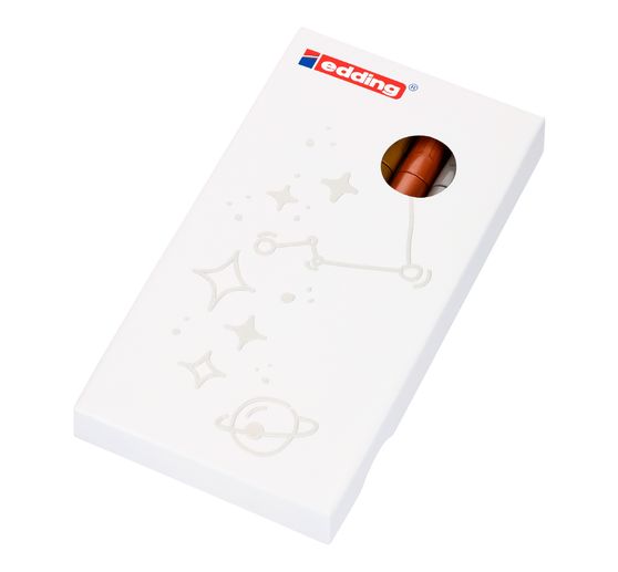 Marqueurs encre laquée edding 780 « Metallic Basic », set de 5
