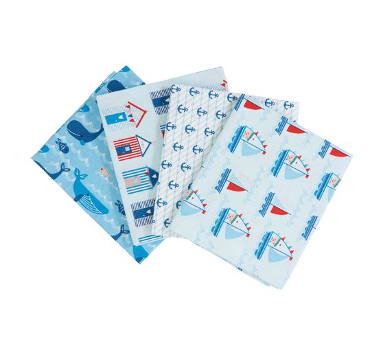 Assortiment de tissus Patchy « Bord de mer »