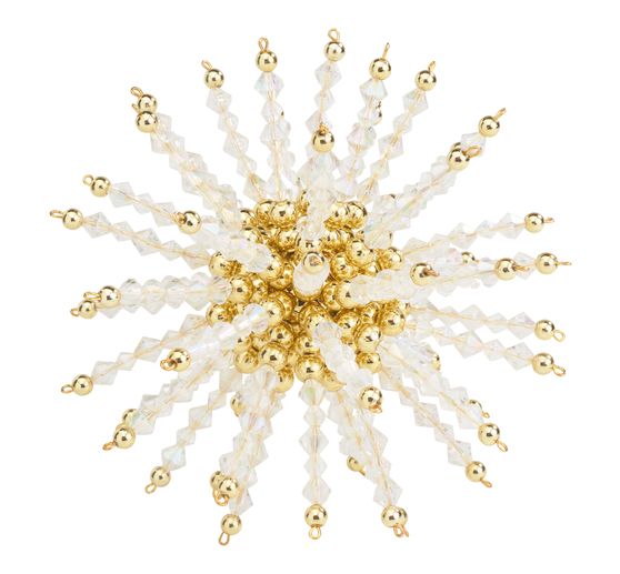 Set complet étoile de perles "Crystalgold"