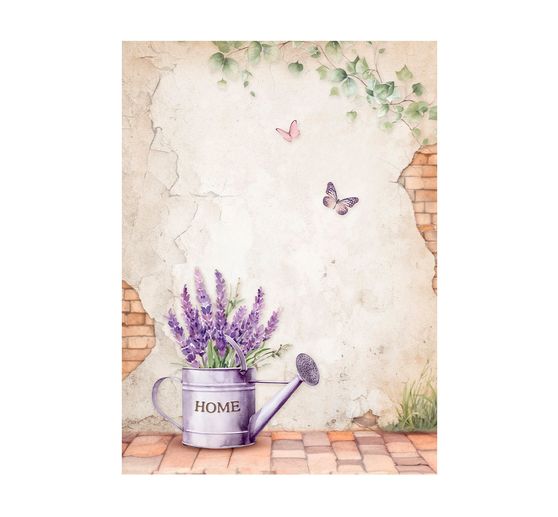 Soie de paille à motifs Backgrounds « Lavander »