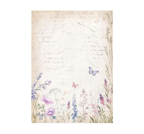 Soie de paille à motifs Backgrounds « Lavander »