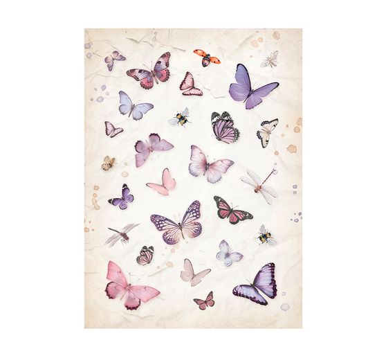 Soie de paille à motifs Backgrounds « Lavander »
