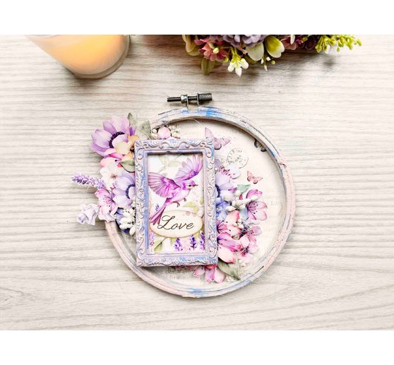Bloc de papier scrapbooking « Lavender »
