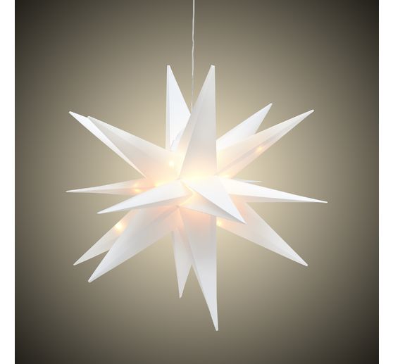 &Eacute;toile 3D LED &laquo; Wega &raquo;, Blanc