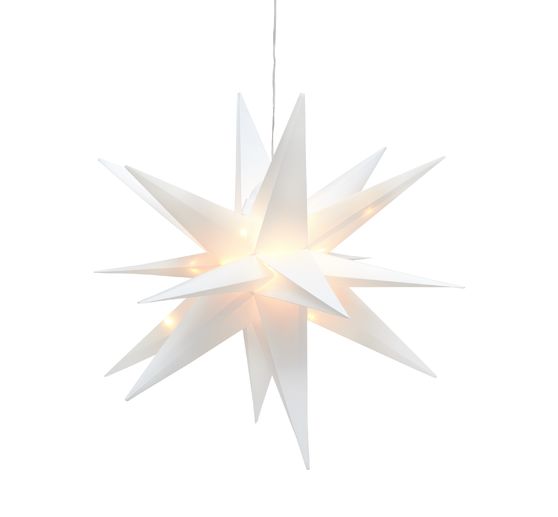 &Eacute;toile 3D LED &laquo; Wega &raquo;, Blanc