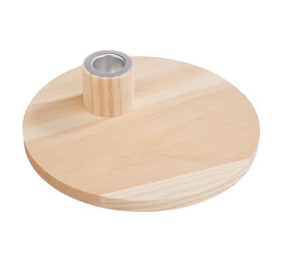 VBS Candle holder with decorative plate