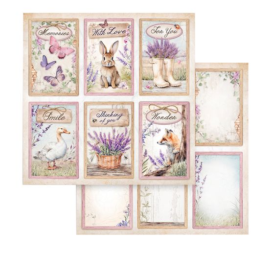 Bloc de papier scrapbooking « Lavender »