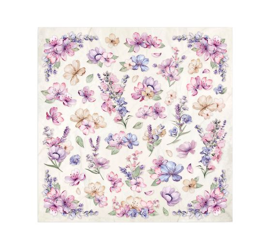 Bloc de papier scrapbooking « Lavender »