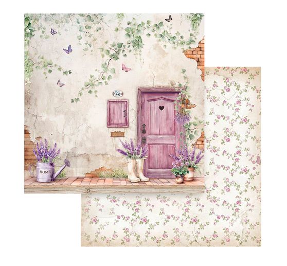 Bloc de papier scrapbooking « Lavender »