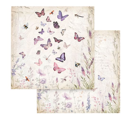 Bloc de papier scrapbooking « Lavender »