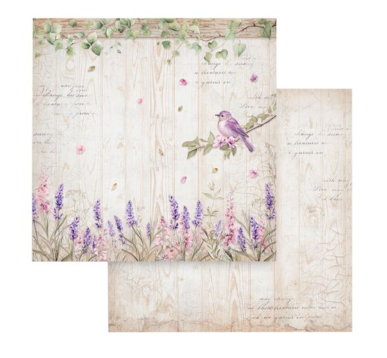 Bloc de papier scrapbooking « Lavender »