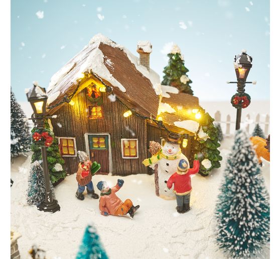 Maison enneigée miniature VBS