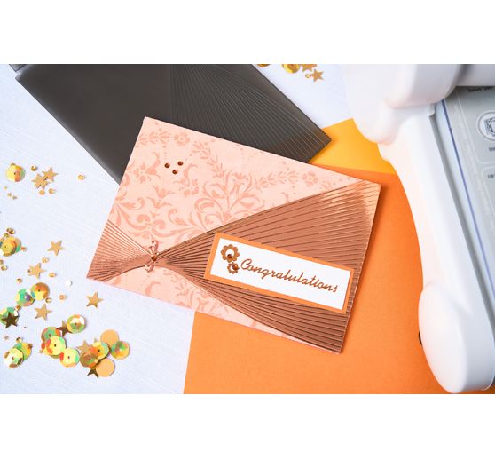 Sizzix 3D Embossing template "Cosmopolitan - French Twist by Stacey Park"