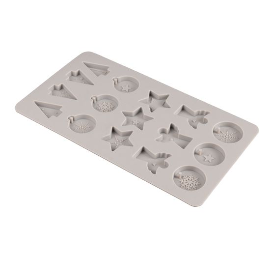 Moule en silicone « Mini-formes déco X-Mas »