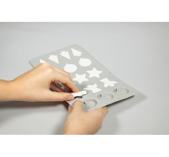 Moule en silicone « Mini-formes déco X-Mas »