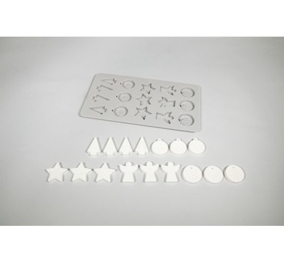 Moule en silicone « Mini-formes déco X-Mas »