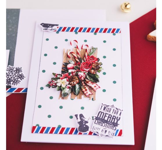 3D Punched sheet book "Christmas Baubles"