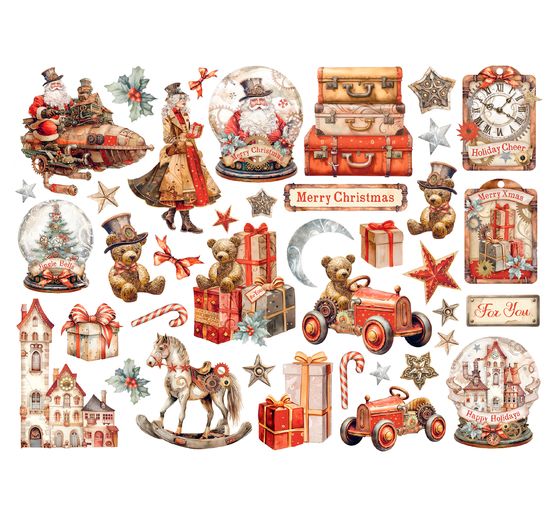 Punching motifs "Gear up for Christmas"