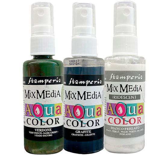 Stamperia Aquacolor "Gear up for Christmas", set of 3