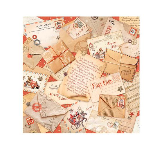 Fabric packages "Gear up for Christmas"