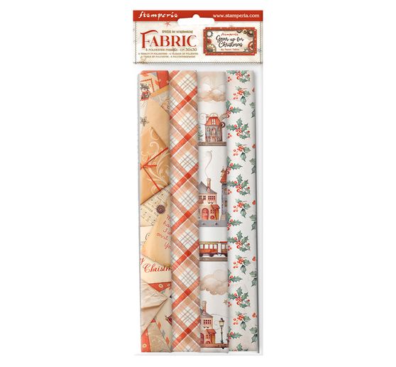 Fabric packages "Gear up for Christmas"