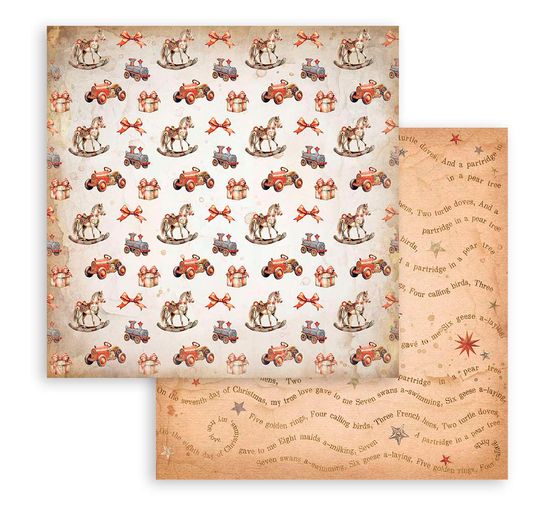 Scrapbook block "Gear up for Christmas Backgrounds"