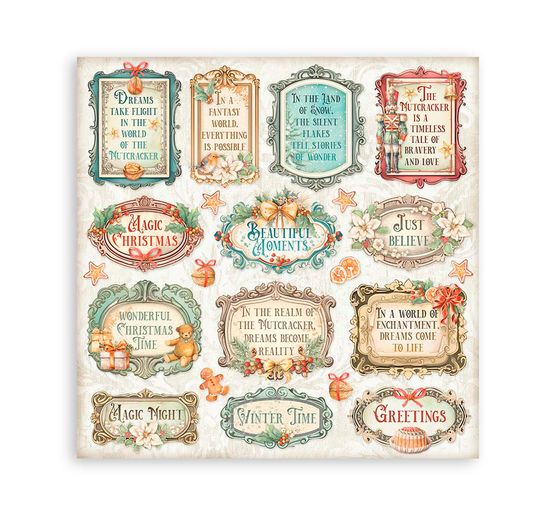 Bloc de papier scrapbooking « The Nutcracker »