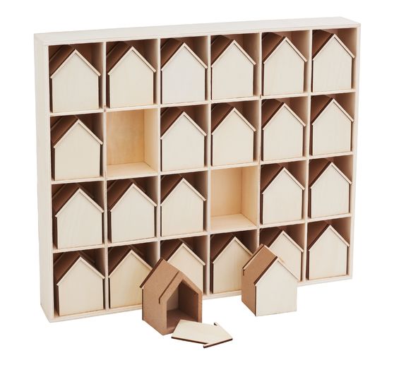Maisons pour calendrier de l'Avent VBS