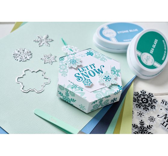Sizzix Clear Stamps Set "White Christmas by Catherine Pooler"