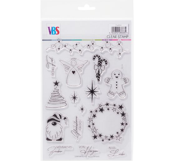 Tampons en silicone VBS « Magie de Noël »