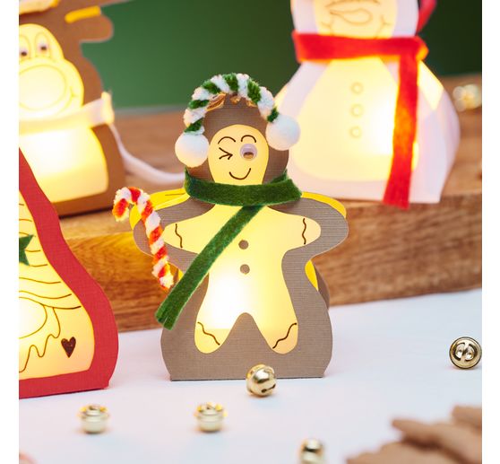 Kit créatif VBS « Figurines en papier lumineuses »