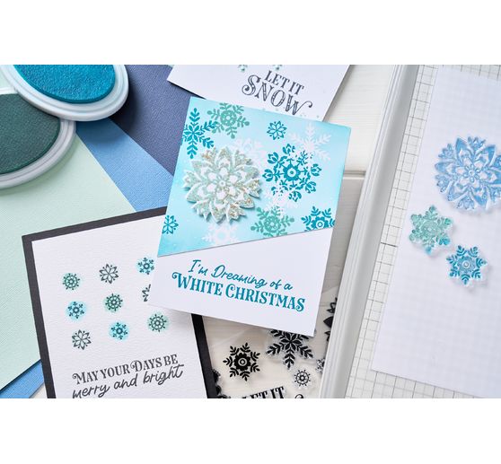 Sizzix Clear Stamps Set "White Christmas by Catherine Pooler"
