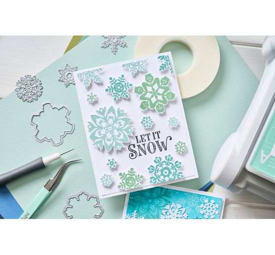 Sizzix Clear Stamps Set "White Christmas by Catherine Pooler"
