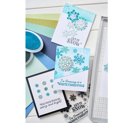 Sizzix Clear Stamps Set "White Christmas by Catherine Pooler"