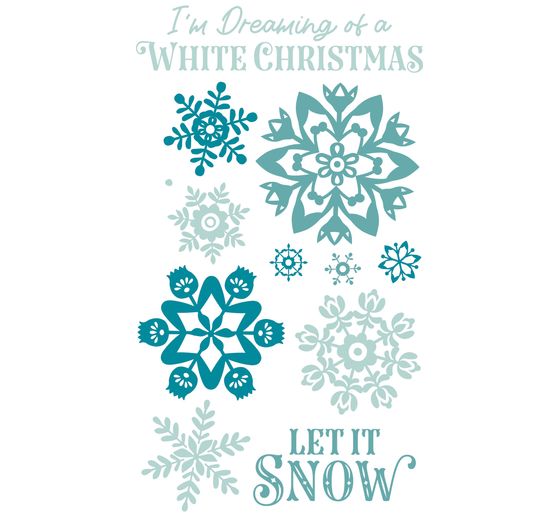 Sizzix Clear Stamps Set "White Christmas by Catherine Pooler"