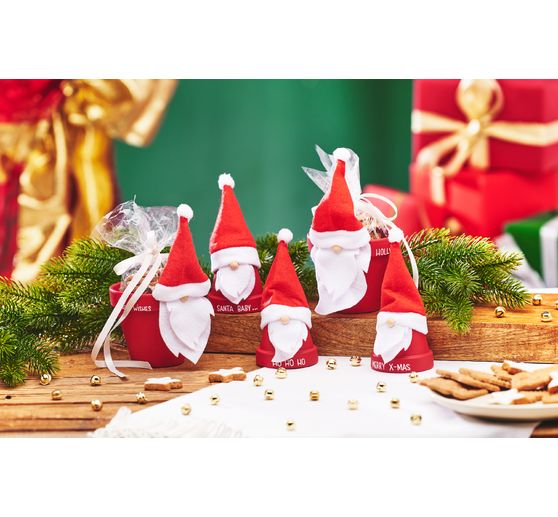 VBS Craft kit "Terracotta pot Christmas gnome"