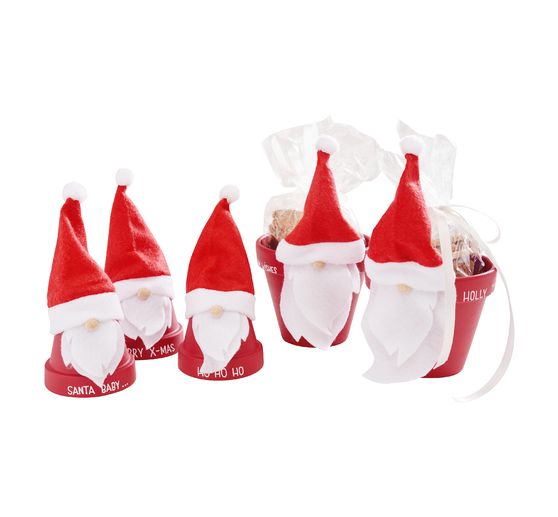 VBS Craft kit "Terracotta pot Christmas gnome"