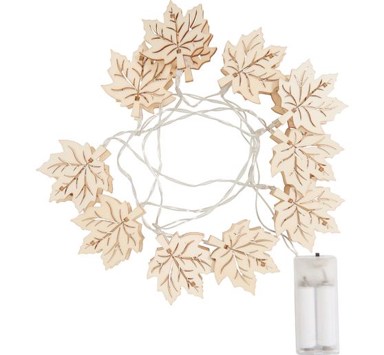 Guirlande lumineuse VBS « Feuilles d'érable » 