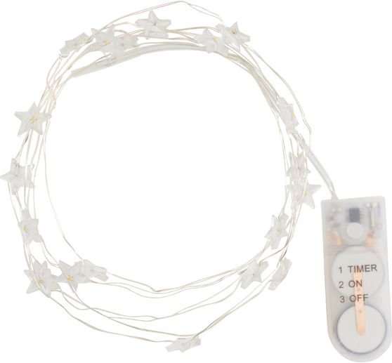 Guirlande lumineuse micro-LED VBS « Étoile », avec minuterie